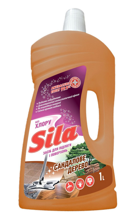 SILA Засіб для миття підлоги і поверхонь Сандалове дерево